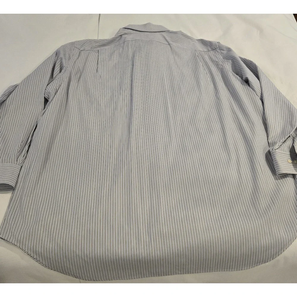 Polo By Ralph Lauren Regent Classic‎ Fit Men's Striped  Size 19 36/37 Tall